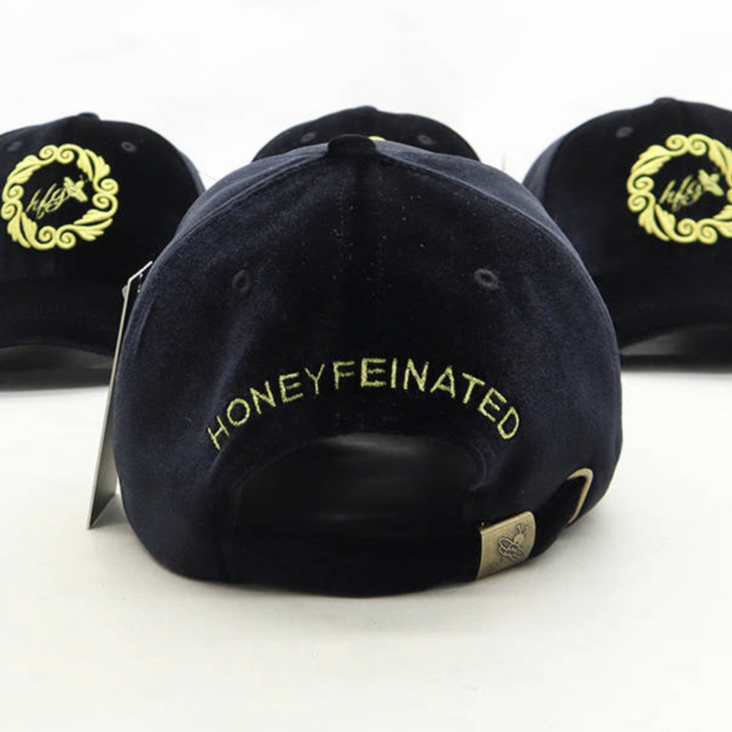 Velvet Buzz Baseball Hat (Black)