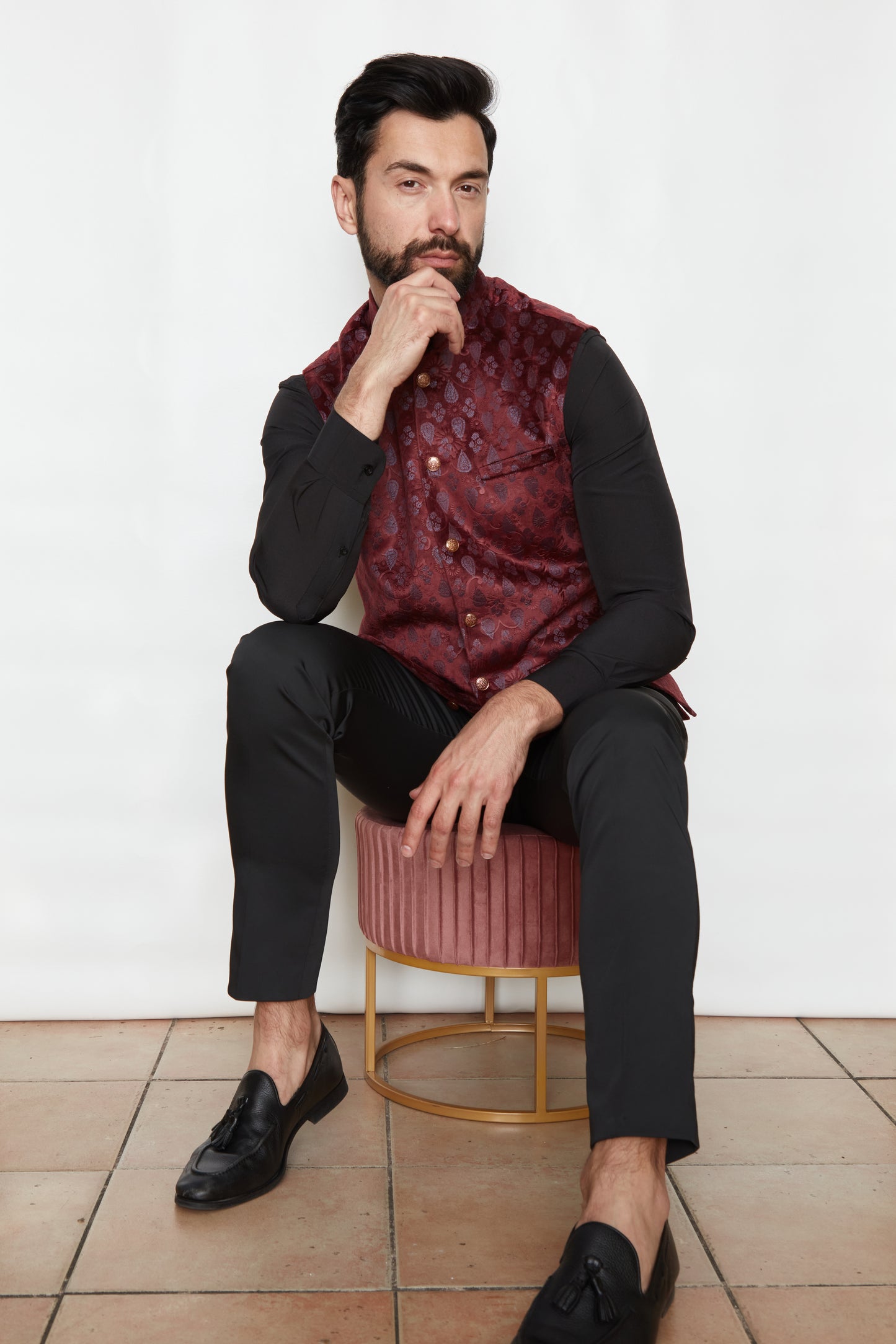 Prince in Velvet Formal Jacket Vest