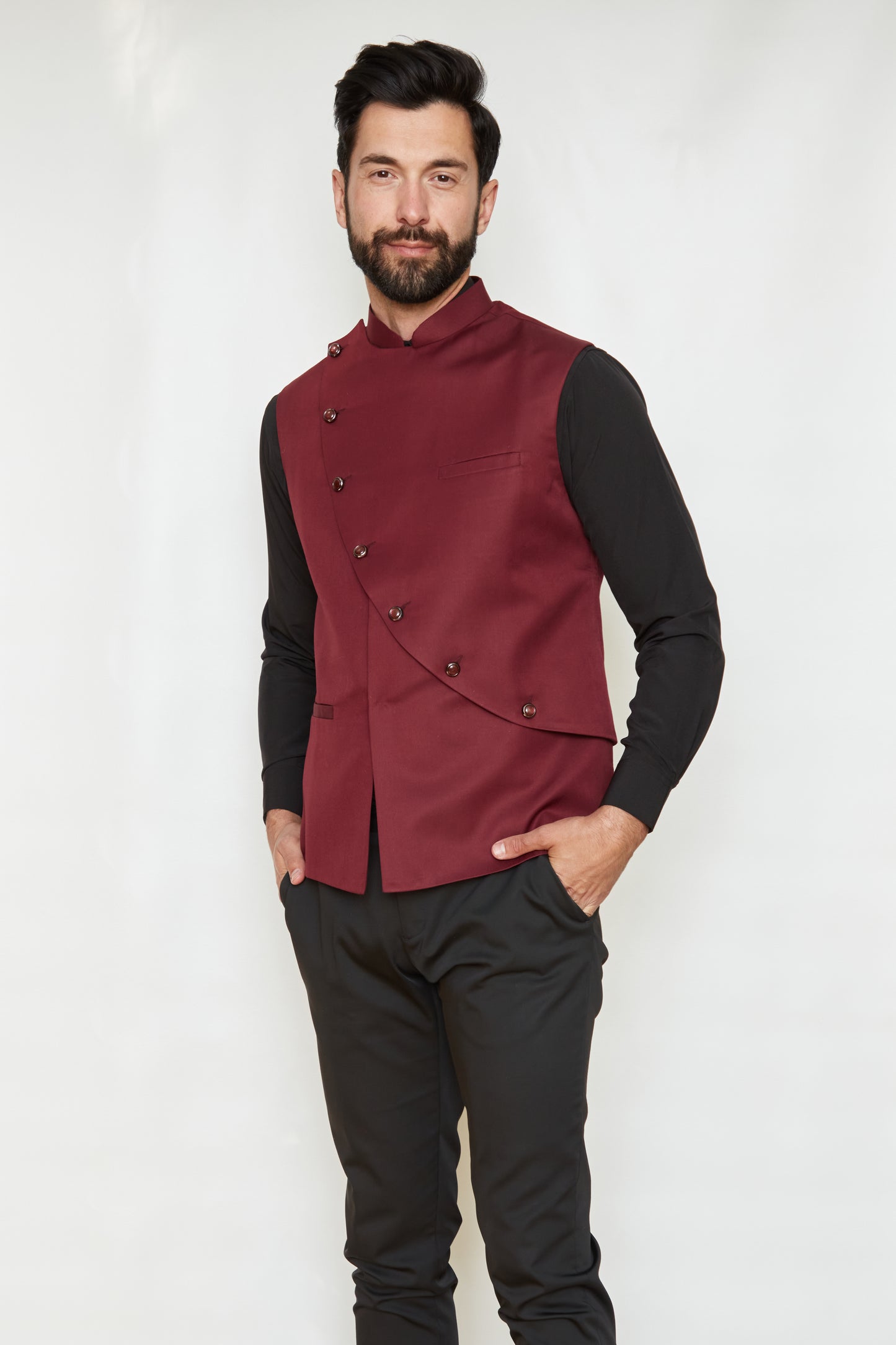 Sangria Evening Formal Jacket Vest