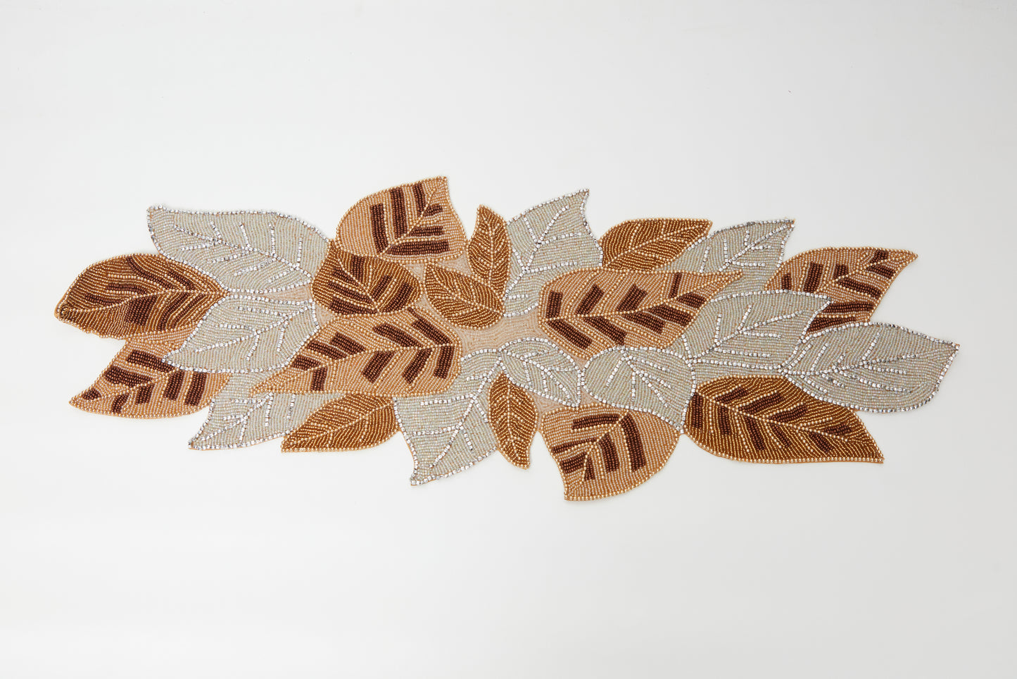 Indian Forest Beaded Table Runner