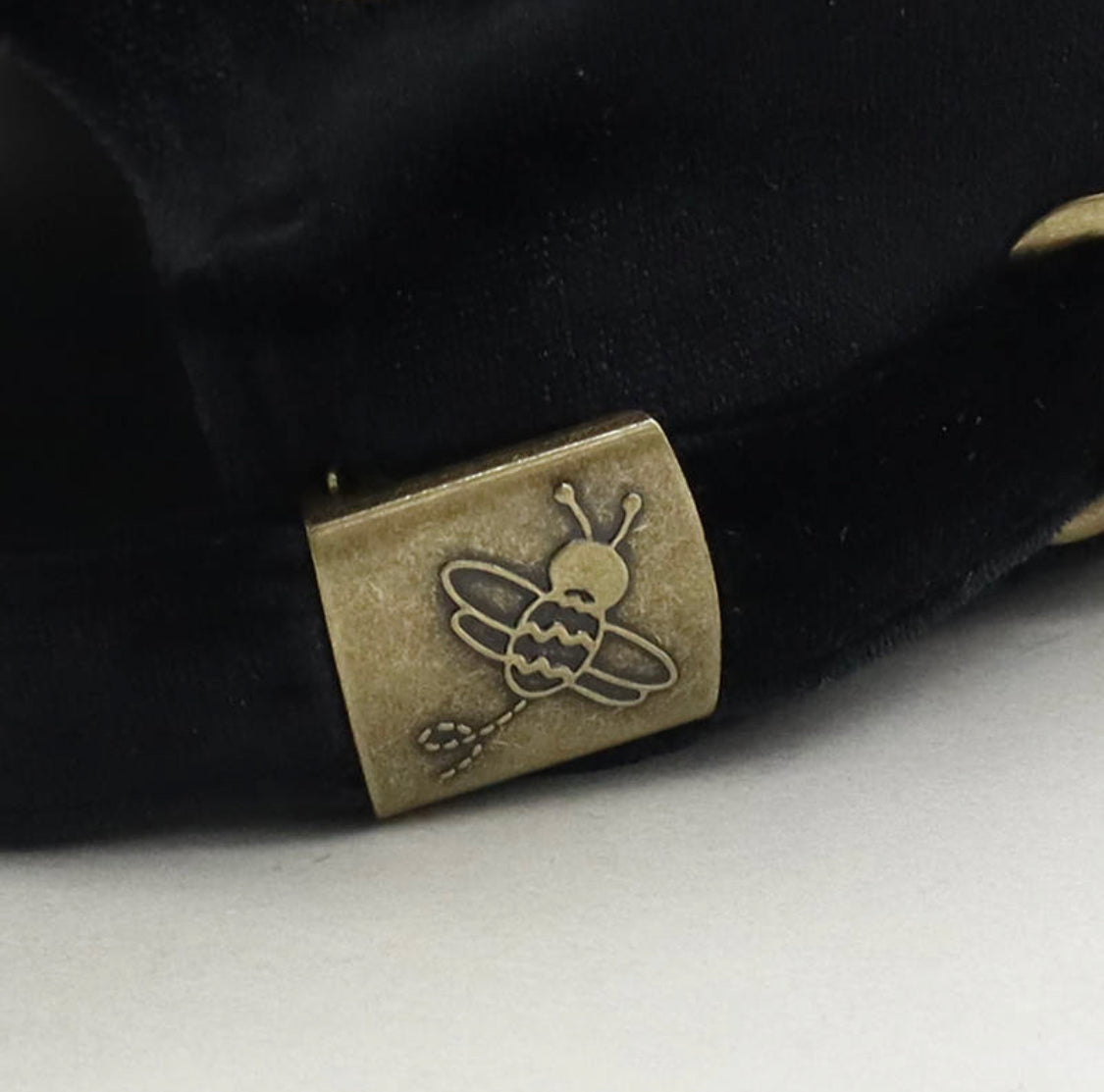 Velvet Buzz Baseball Hat (Black)
