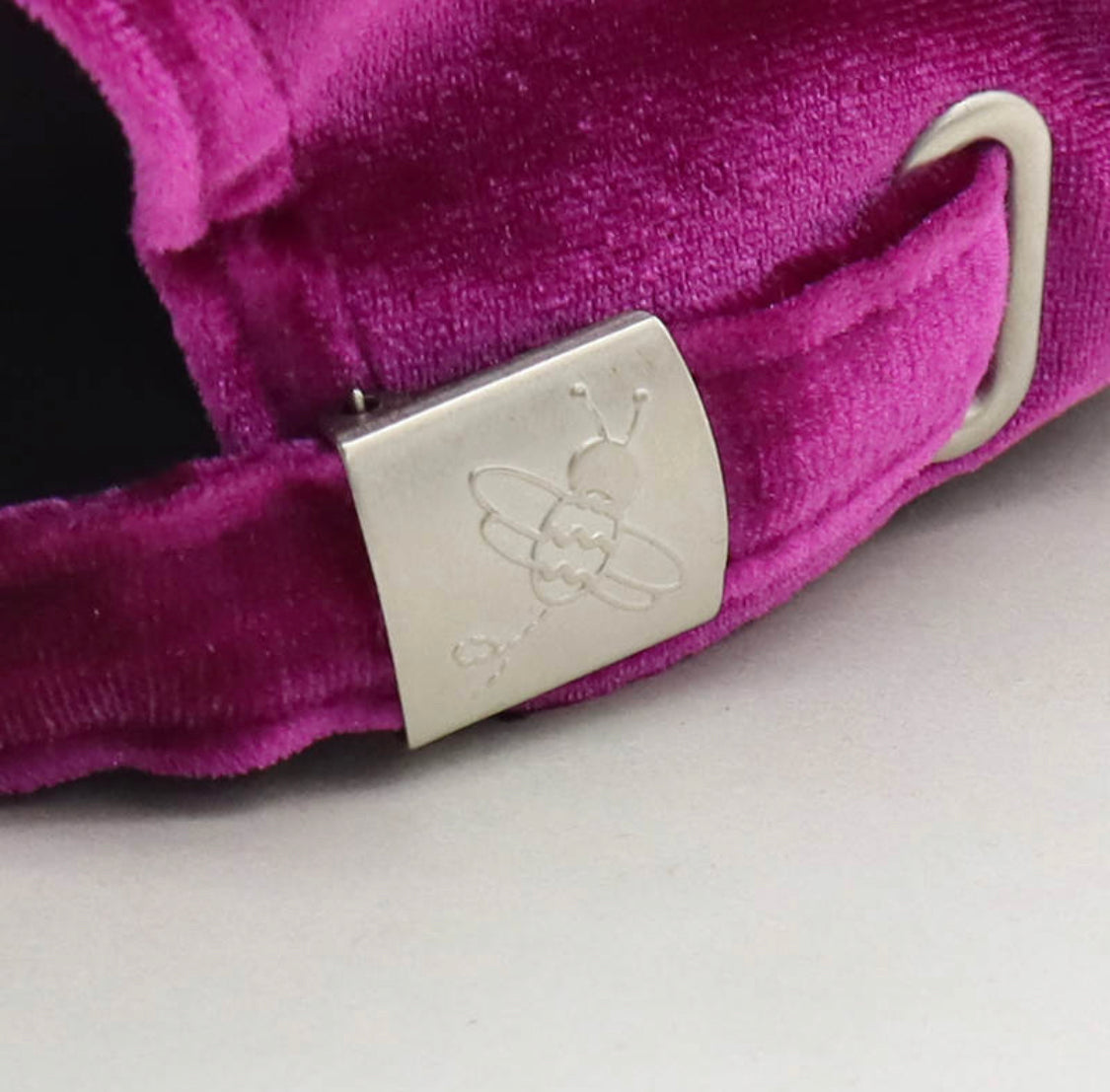 Velvet Buzz Baseball Hat (Magenta)
