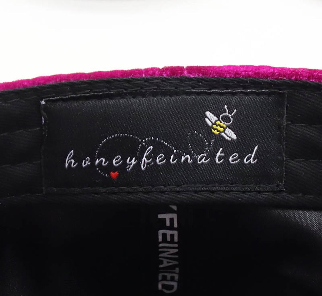 Velvet Buzz Baseball Hat (Magenta)