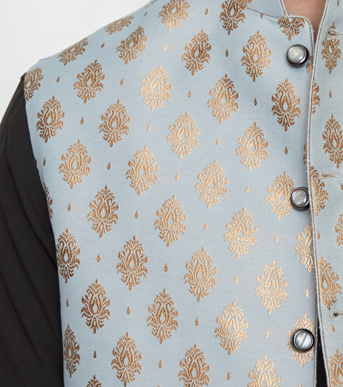 Suave Brocade Silk Formal Jacket Vest