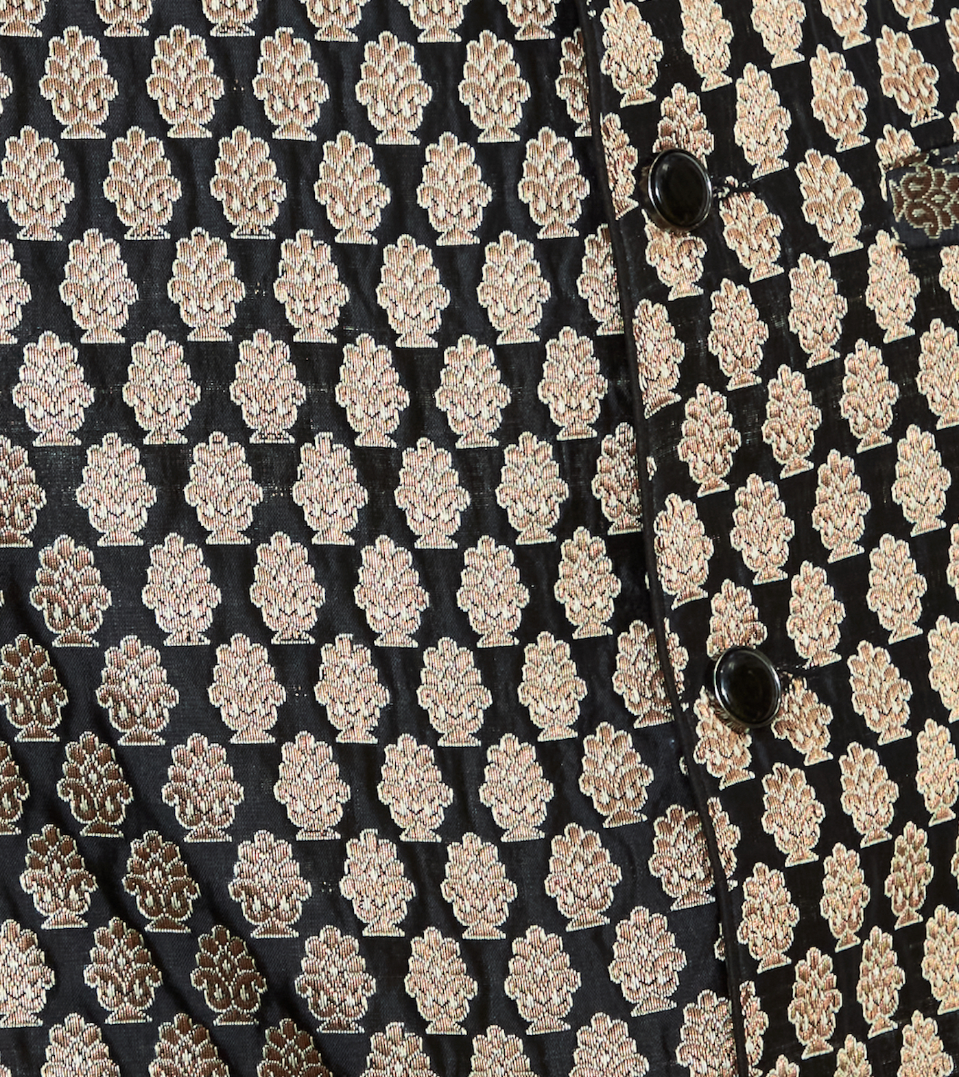 Noble Knight Brocade Silk Formal Jacket Vest
