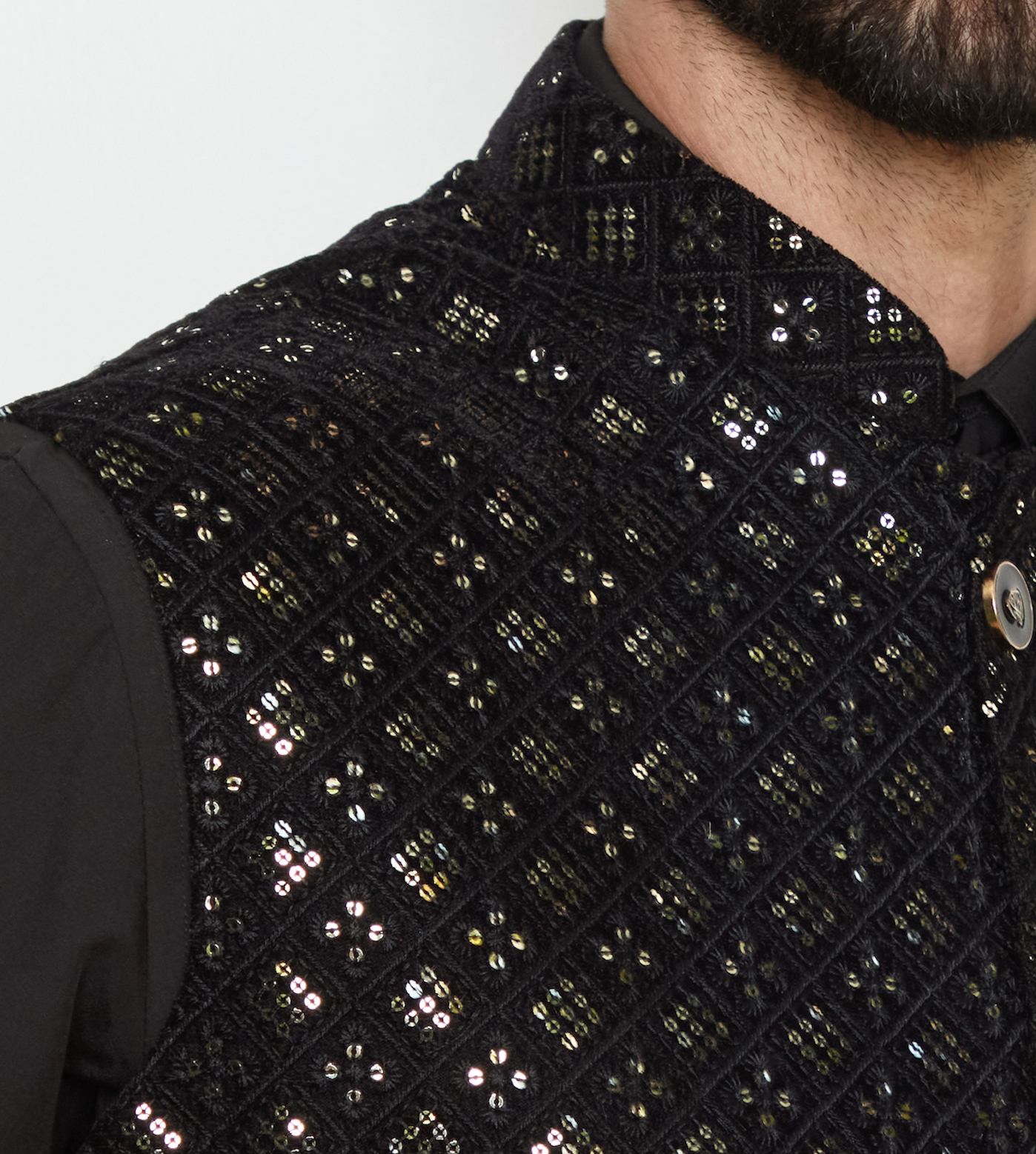 Starry Night Velvet Designer Formal Jacket Vest