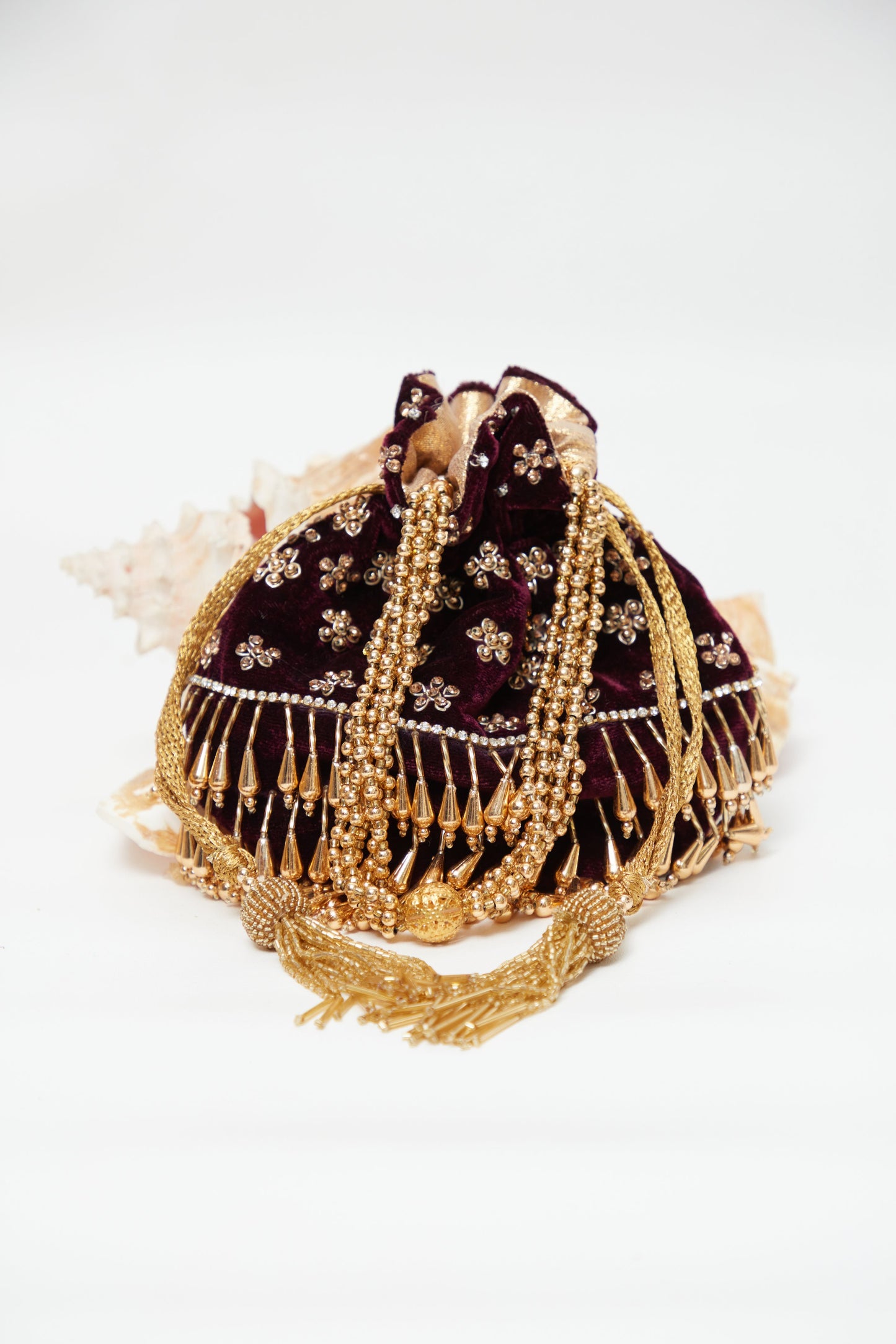 The Princess Potli (Elegant Maroon)