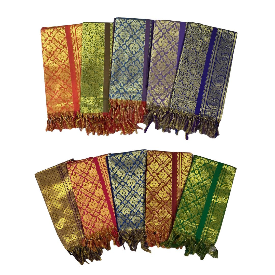 Ornamental Brocade Silk Stole