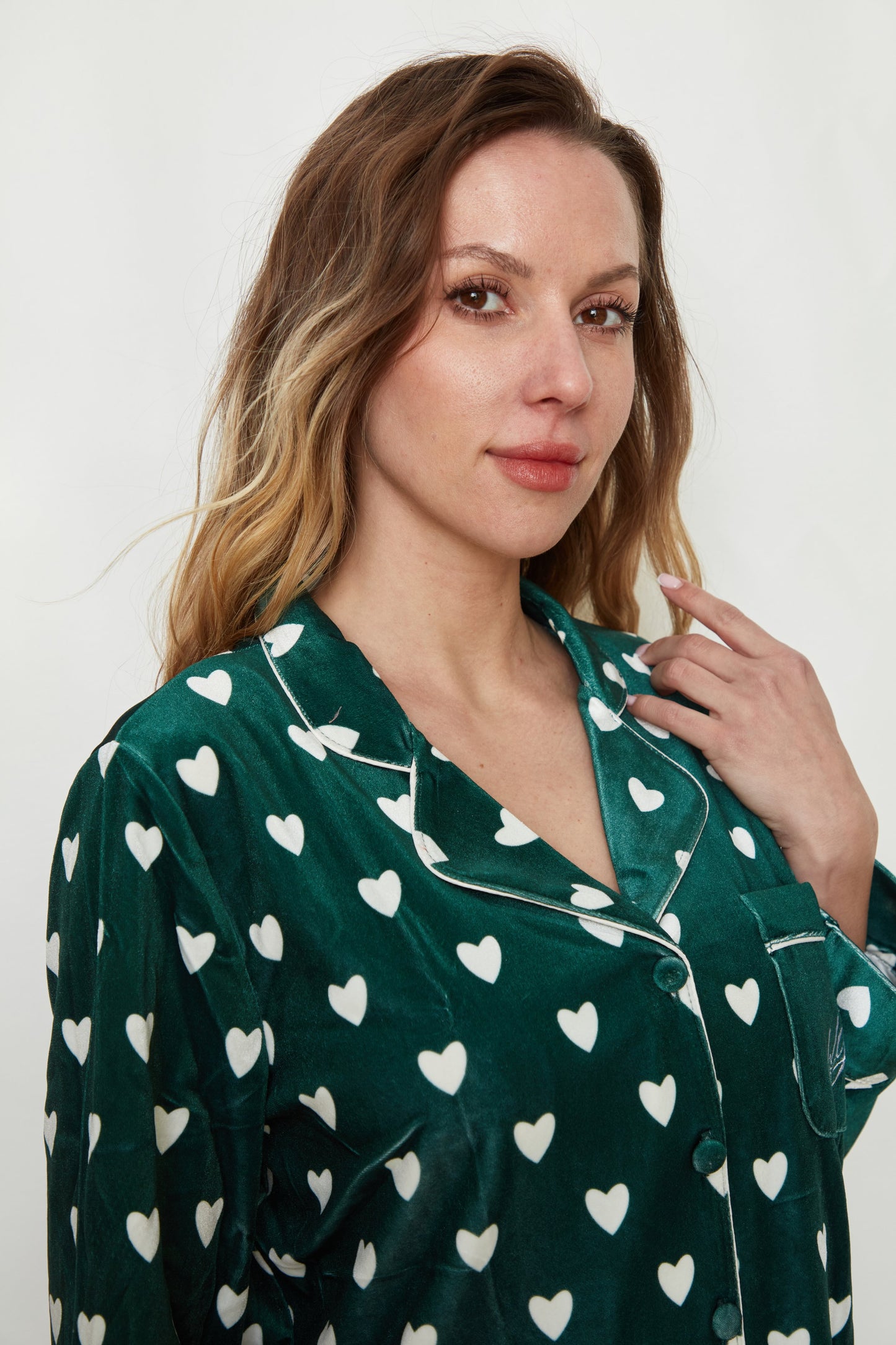 Heart of Velvet Pajama Set