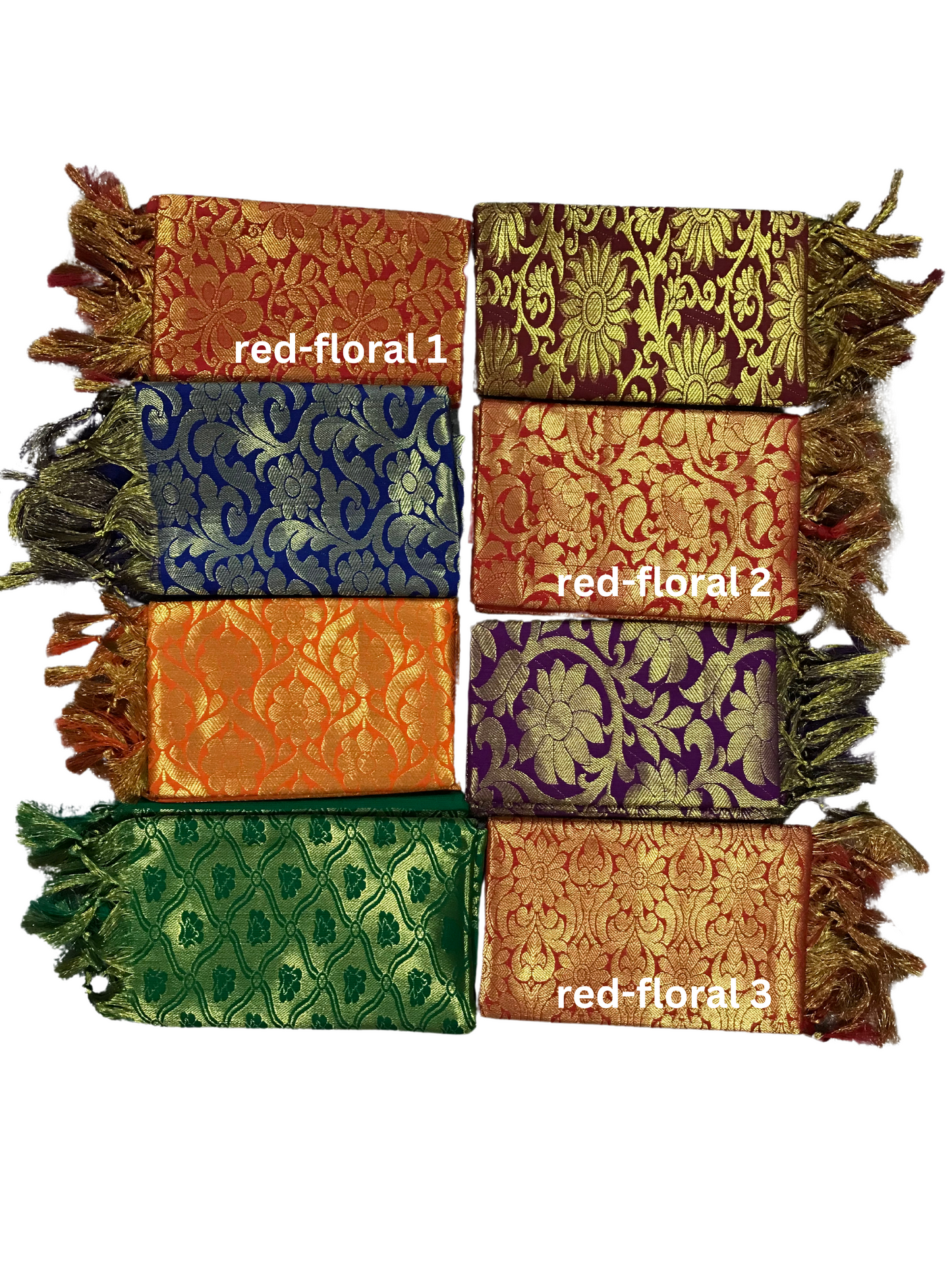 Royal Bouquet Brocade Silk Stole