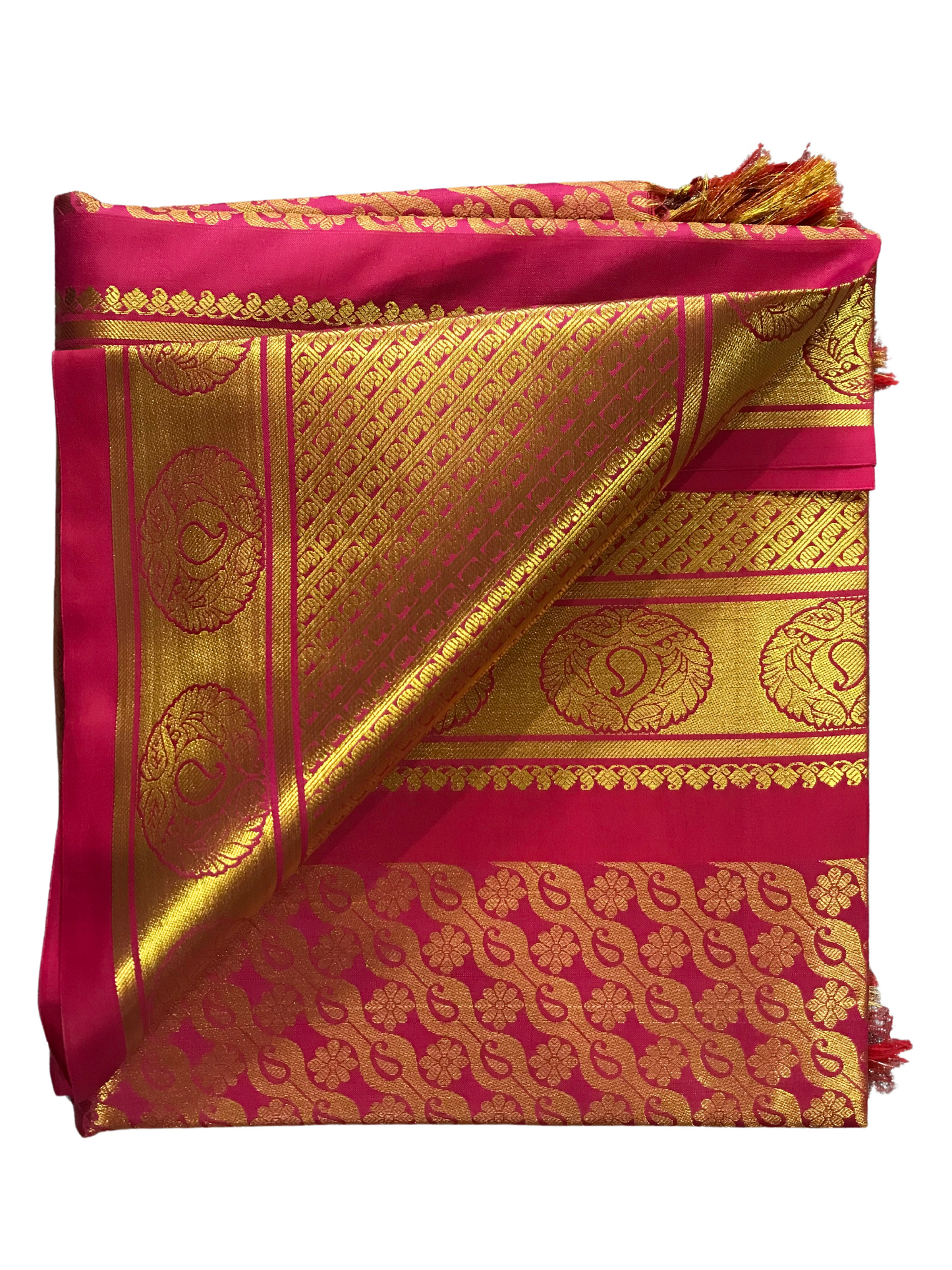 Heart of Gold Brocade Silk Stole