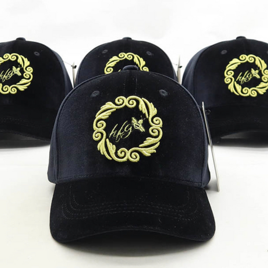 Velvet Buzz Baseball Hat (Black)