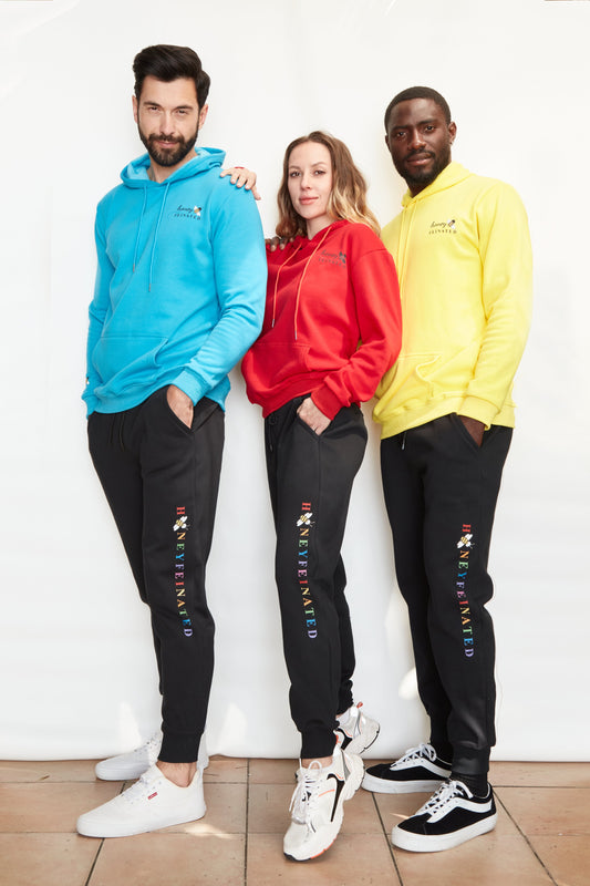 Rainbow Velvet-Lined Sweatpants