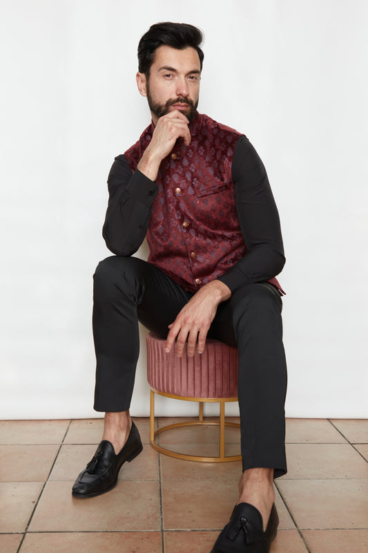 Prince in Velvet Formal Jacket Vest