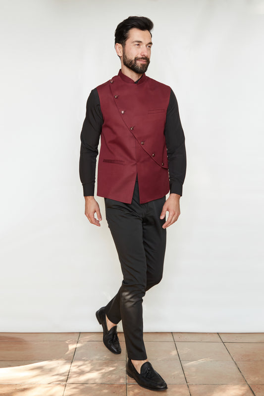 Sangria Evening Formal Jacket Vest