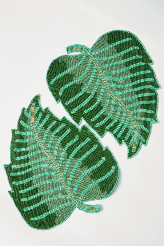 Emerald Jungle Beaded Placemat